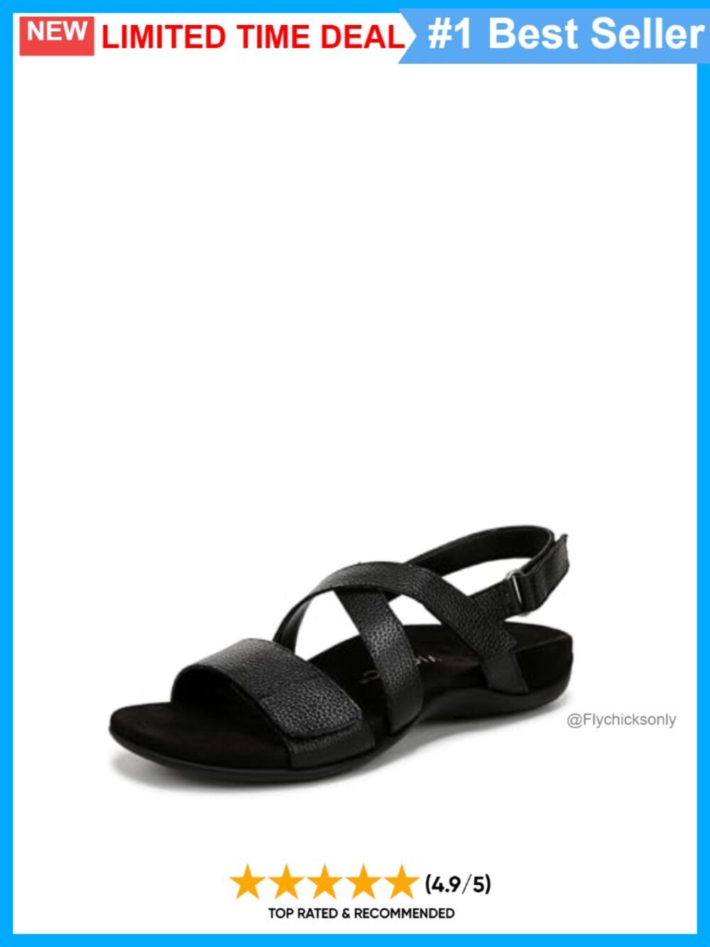 Slingback Sandals with Arch Support Faux Leather Comfort Casual